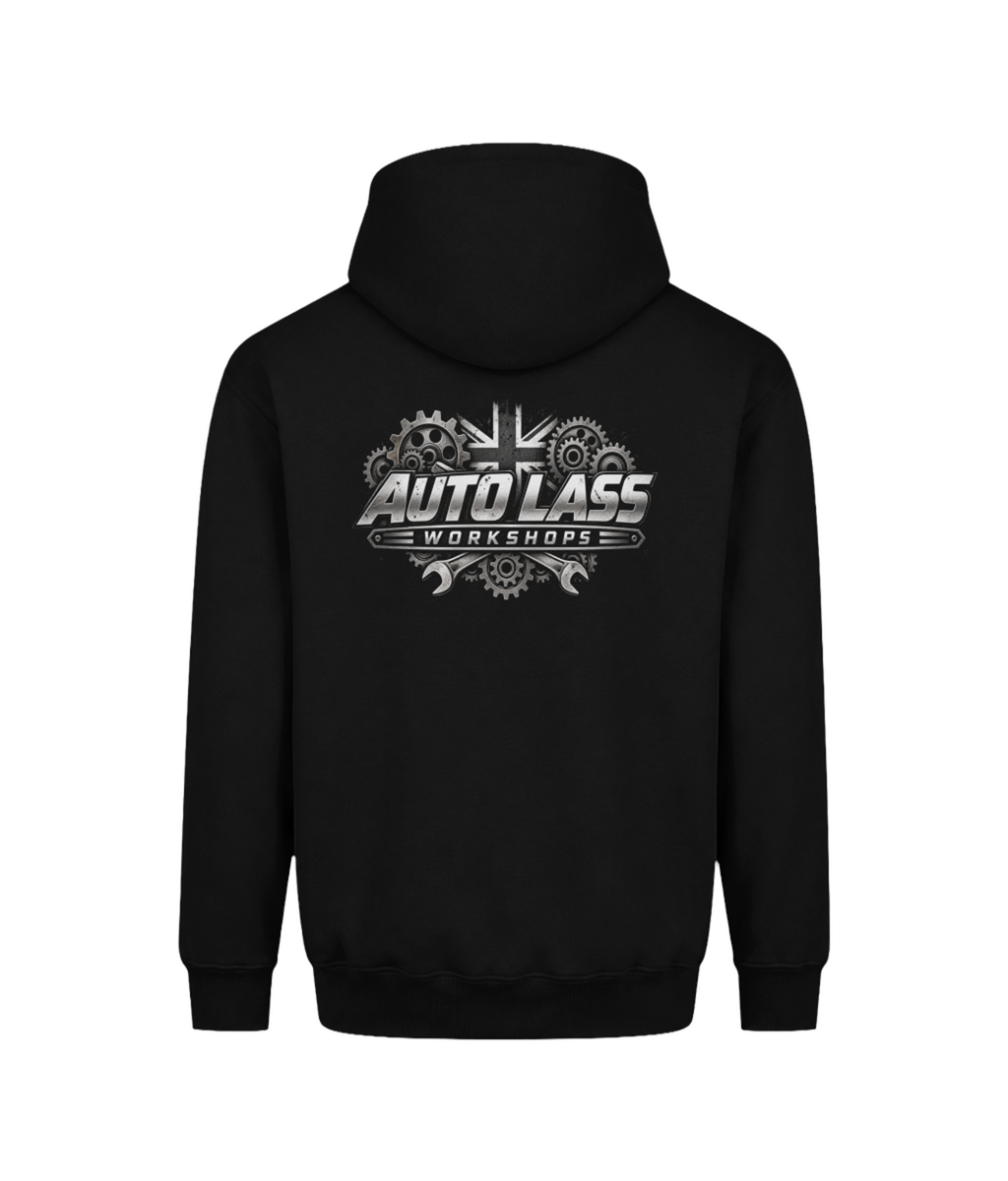 Autolass Gears Monochrome Heavyweight Hoodie